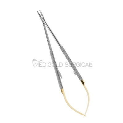 Castroviejo Needle Holder curved 18cm TC
